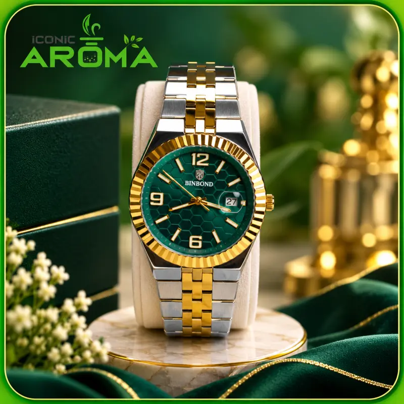 Green Watch & Attor Combo
