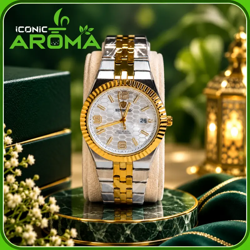 White Watch & Attor Combo